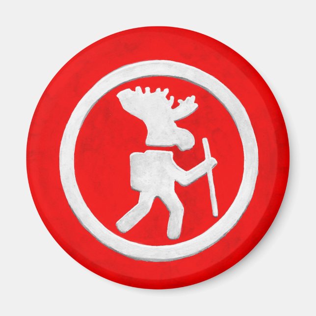 Íman Moose Trail Marker (Frente)