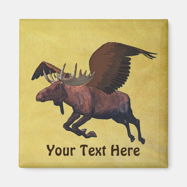 Íman Moose Voadora (Frente)