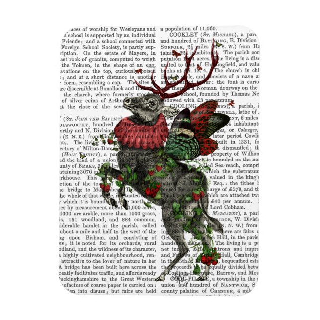 Íman Morango (Vertical)