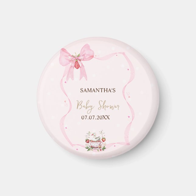 Íman Morango,Ganso,Chá de fraldas de Pontos de Frame do (Frente)