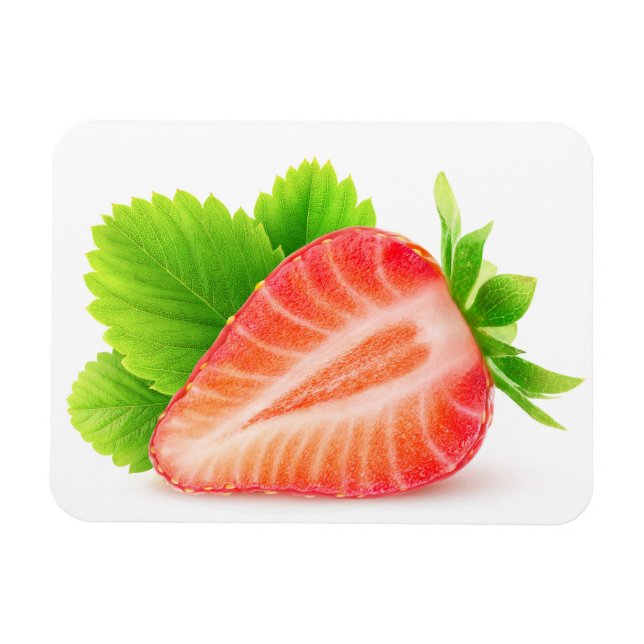 Íman Morango metade (Horizontal)