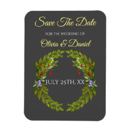 Íman Morangos da floresta aquosa e cogumelos