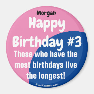 Íman Morgan Happy Aniversário #3
