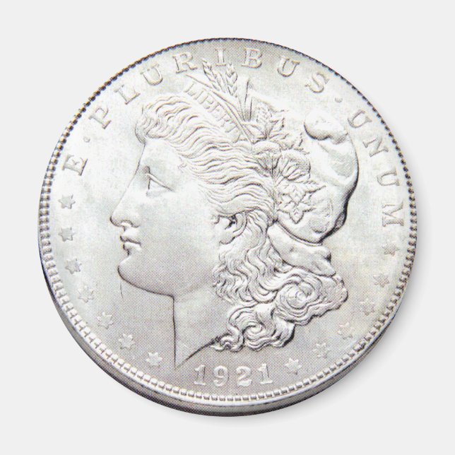 ÍMAN MORGAN SILVER DOLLAR (Frente)