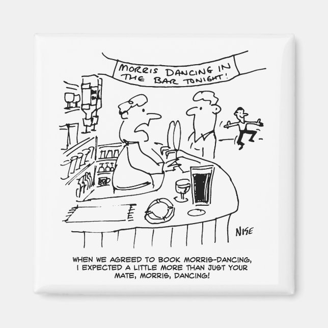 Íman Morris Dançando em Pub. Tradicional Dança Morris (Frente)