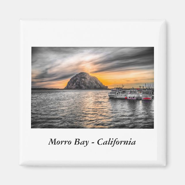 Íman Morro Bay, California Magnet (Frente)