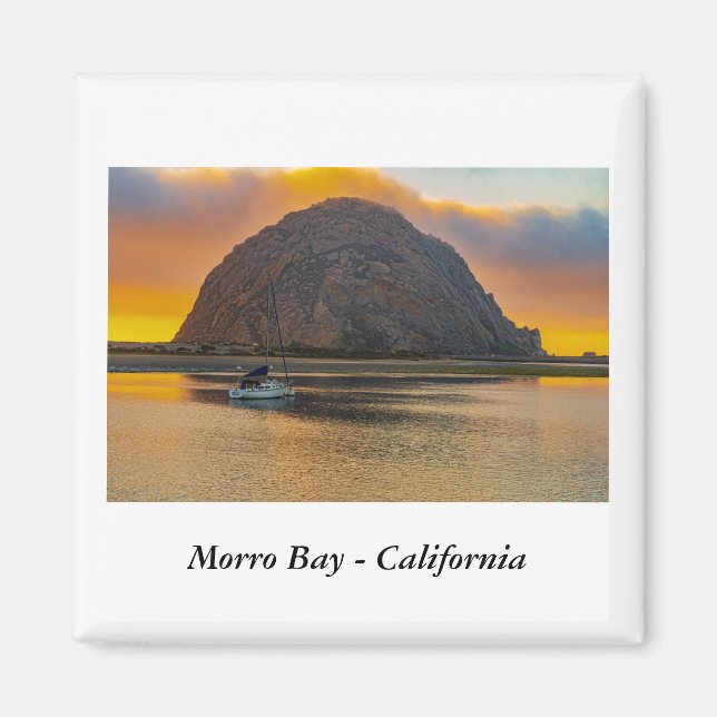 Íman Morro Bay, California Magnet (Frente)