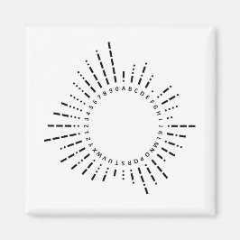Íman Morse Code Alphabet