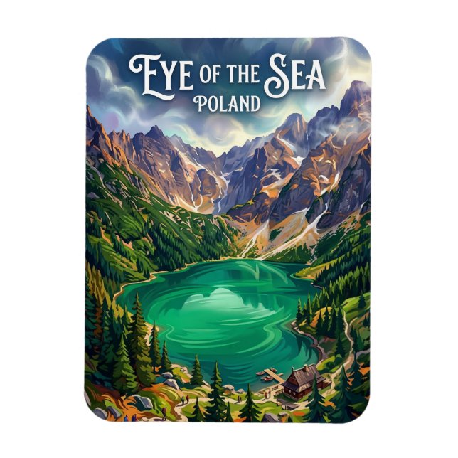 Íman Morskie Oko Polônia (Vertical)