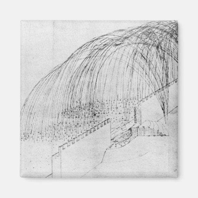 Íman Mortares atirando pedras sobre uma parede em um fo (Frente)