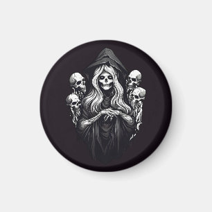 Íman Morte com crânios