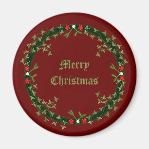 Íman Morte de Natal Gótica Personalizada