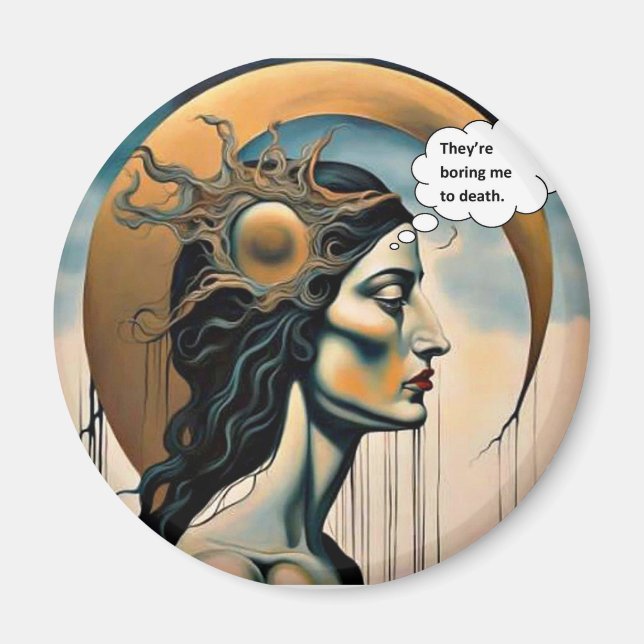 Íman Morto de tédio (Frente)