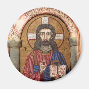 Íman Mosaico Antigo de Jesus