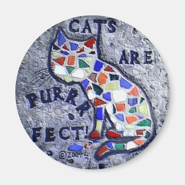 Íman Mosaico Cat (Frente)