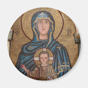 Íman Mosaico da Virgem Maria e Jesus