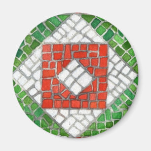 Íman MOSAICO DE FÉRIAS Ímã Circular