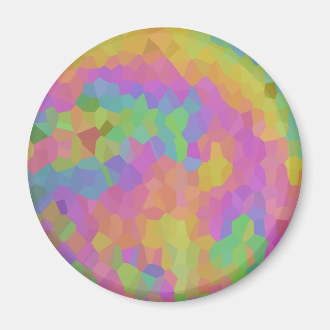 Íman Mosaico de Mancha de Óleo (Frente)