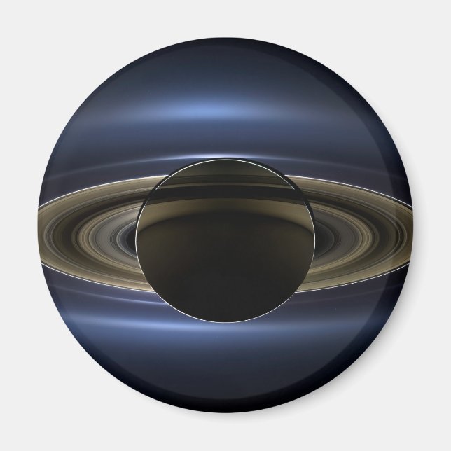 Íman Mosaico Do Sistema Saturno Volta Ao Sol. (Frente)