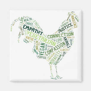 Íman Mosaico do Vegan
