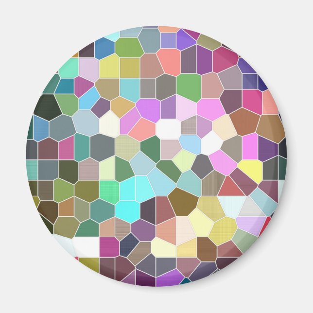 Íman Mosaico Flor (Frente)