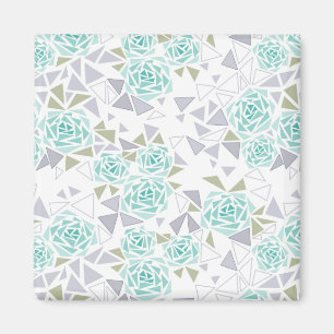 Íman Mosaico, flores