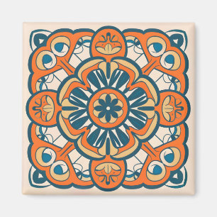 Íman mosaico laranja