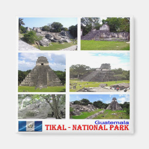 Íman Mosaico TIKAL N.P. zGT009, Guatemala, frigorífico