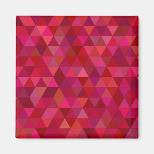 Íman Mosaico Vermelho Escuro