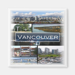 Íman Mosaico zCA009 de VANCOUVER no Canadá, frigorífico