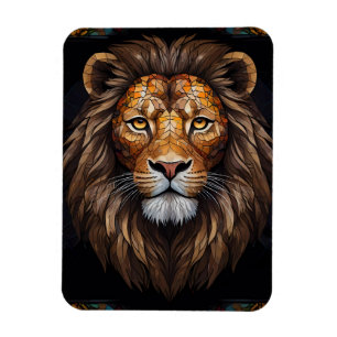 Íman Mosaico Zebra Vibrante