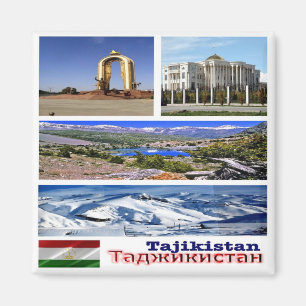 Íman Mosaico zTJ007 de TAJIKISTAN, Ásia, Fridge