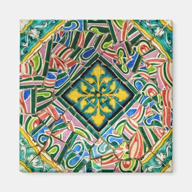 Íman Mosaicos Park Guell (Frente)