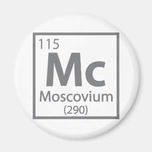 Íman Moscou - Mesa periódica russa da ciência