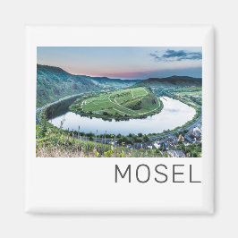 Íman Moselle Calmont Loop Bremm Sunset River Souvenir