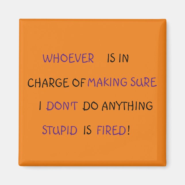 Íman Moshe Square Magnet 2 (Frente)