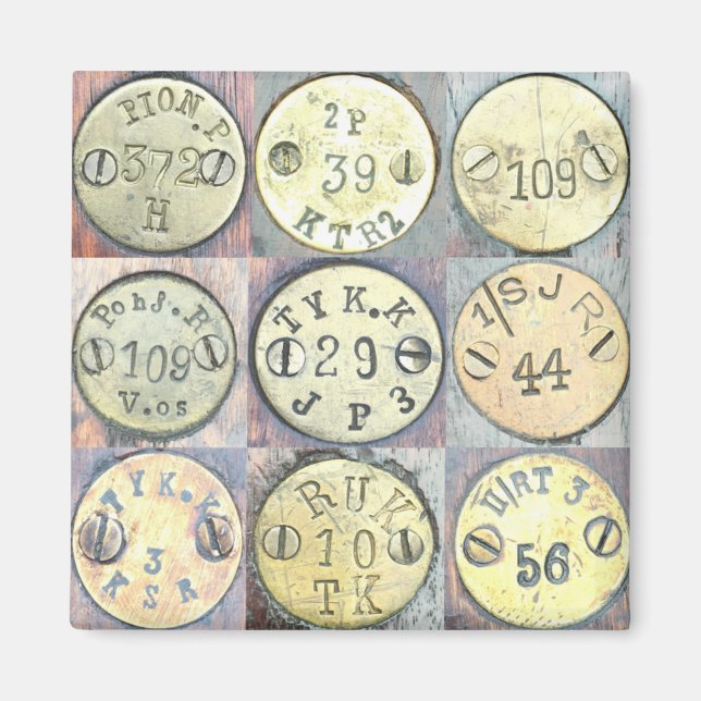 Íman Mosin-Nagant Disco-Estoque Finlandês (Frente)