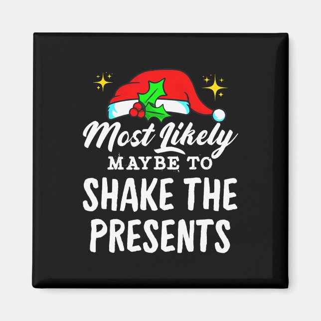 Íman Most Likely Maybe To Shake The Presents Funny Chri (Frente)