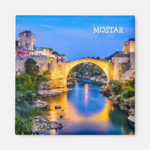 Íman Mostar com ímã quadrado de 2 polegadas