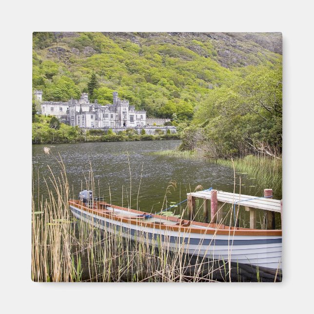 Íman Mosteiro de Kylemore, Irlanda. O Mosteiro de Kylem (Frente)