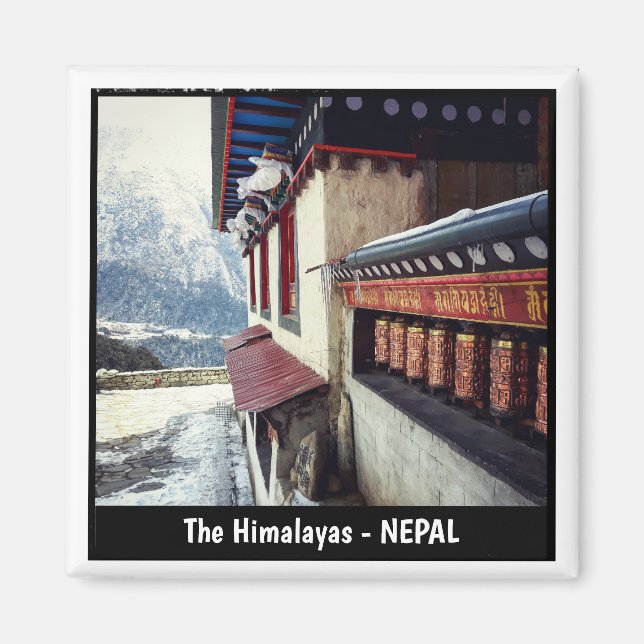 Íman Mosteiro de Pangboche, visões do Everest - Nepal (Frente)