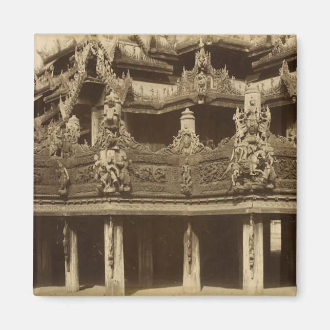 Íman Mosteiro ou Pagoda, detalhe, provavelmente Mandala (Frente)