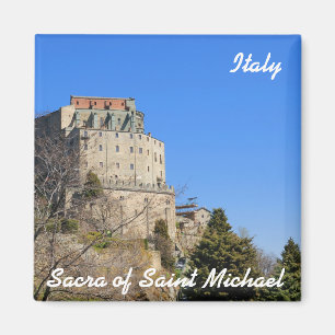 Íman mosteiro Sacra di San Michele na Itália viagem