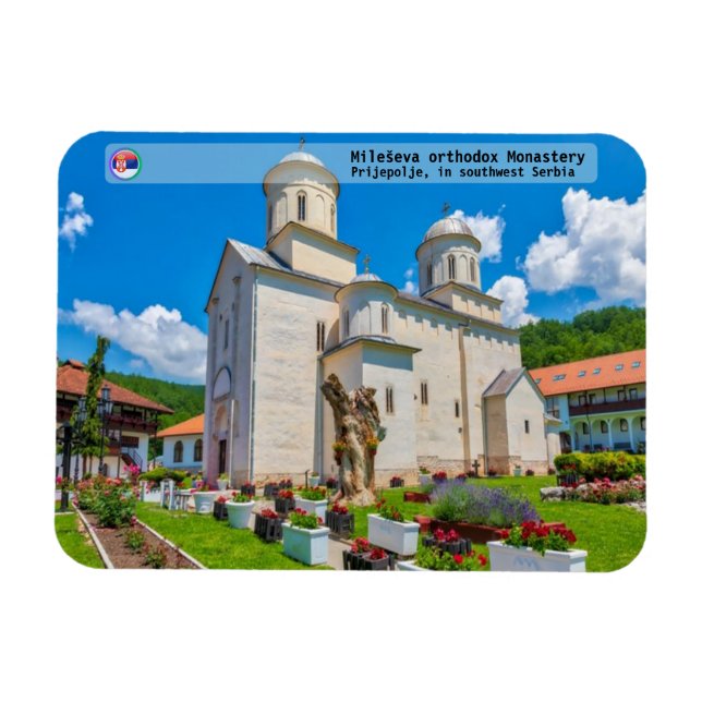 Íman MOSTEIROS SÉRVIO - Mosteiro de Mileševa 2 (Horizontal)
