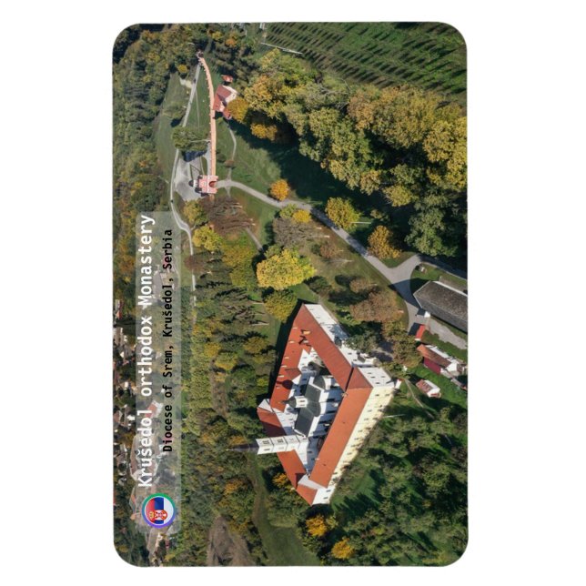 Íman MOSTEIROS SÉRVIOS - Mosteiro de Krušedol (Vertical)