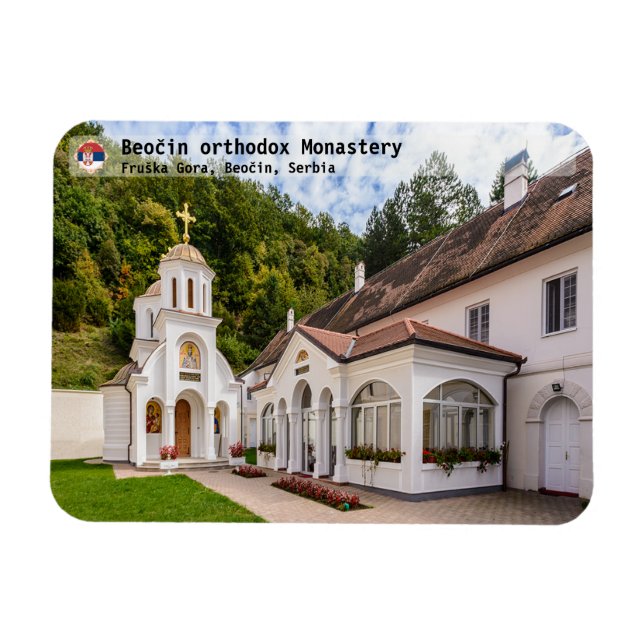 Íman MOSTEIROS SÉRVIOS - Mosteiro ortodoxo de Beočin (Horizontal)