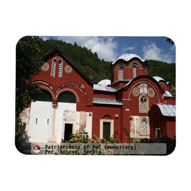 Íman MOSTEIROS SÉRVIOS - Patriarcado de Peć (Horizontal)