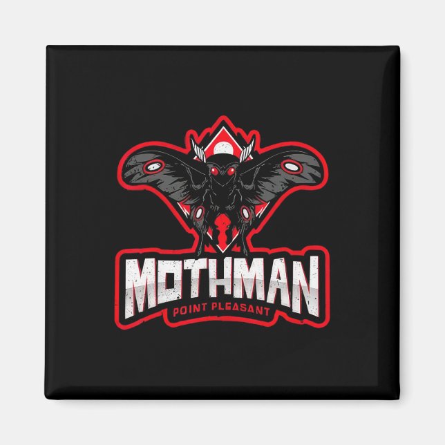 Íman Mothman Divertido Point Pleasant _1  (Frente)