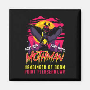 Íman Mothman Fun Cryptid Harbinger Part Man Part Moth