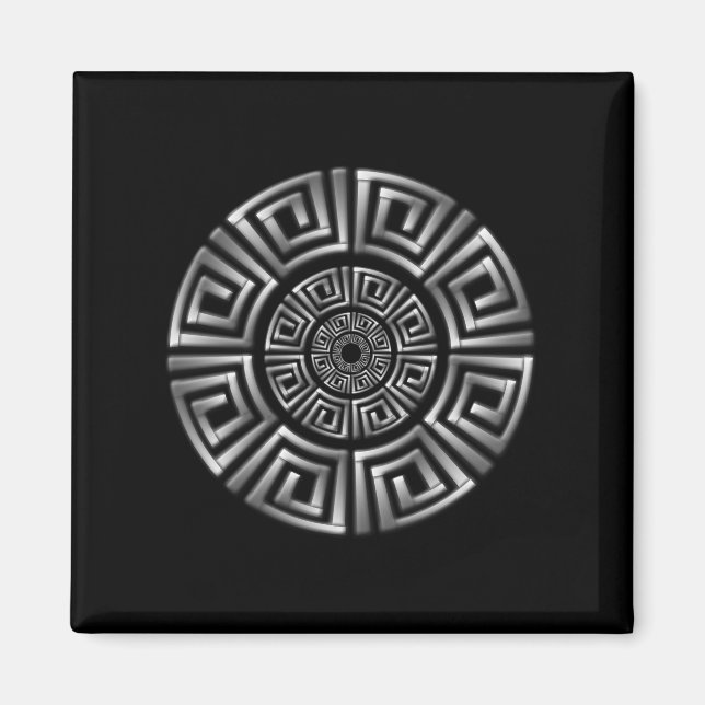 Íman Motif do Círculo Grego (Frente)